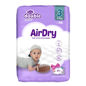 Violeta Double Care Air Dry Nadrágpelenka Midi 3-as méret (4-9 kg) 66db + 40db ajándék törlőkendő