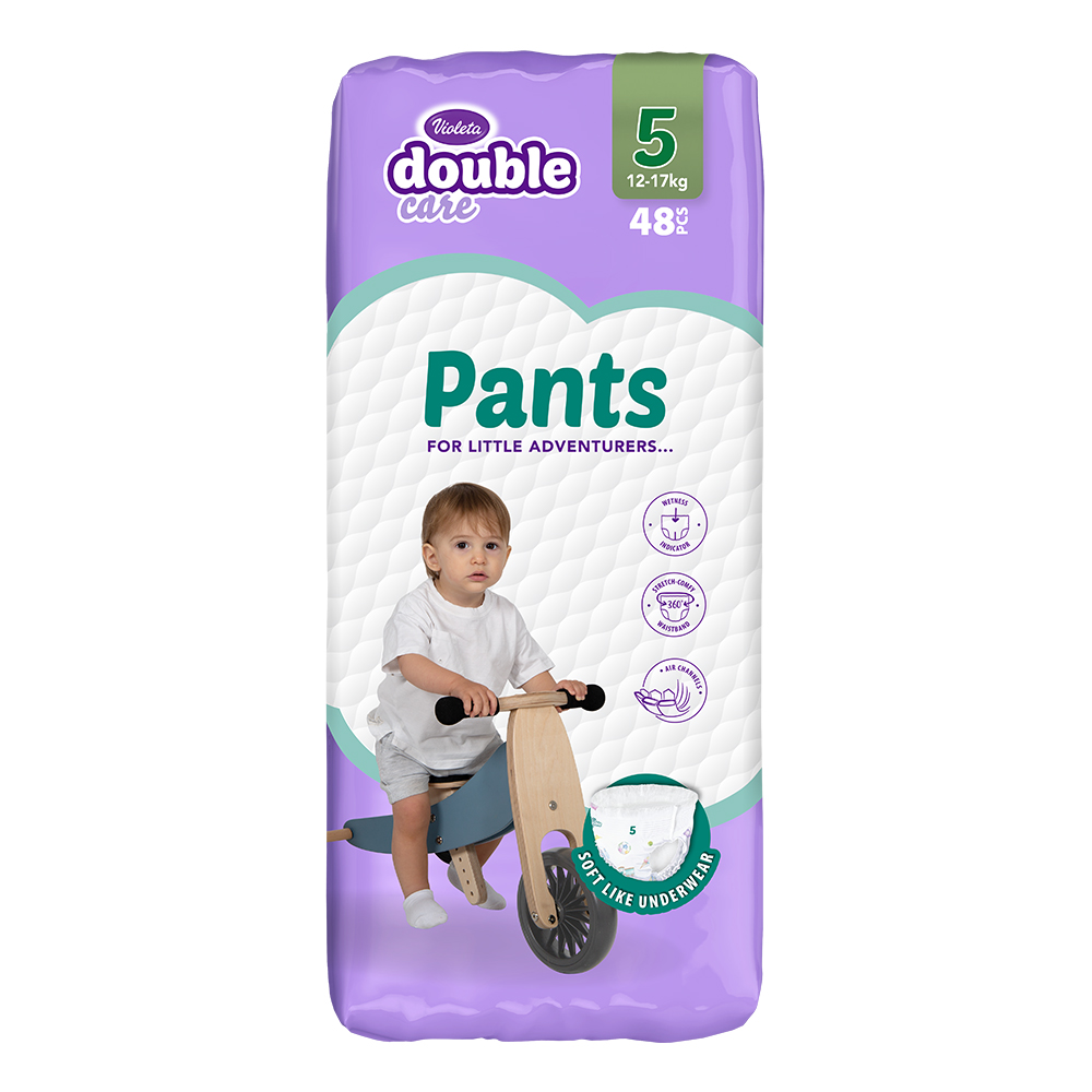 Violeta Double Care Pants bugyipelenka 5-ös méret (12-17 kg) 48db